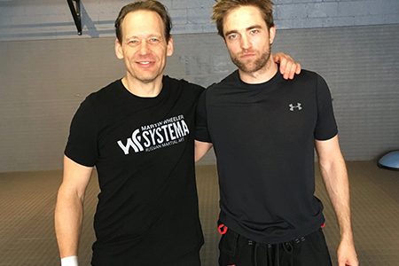 Robert-Pattinson-training-the-russian-martial-art-of-system-with-martin-wheeler-at-the-academy-beverly-hills-rigan-machado-gym